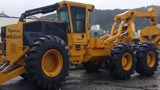 Tigercat 635 Skidder 6x6 [upl. by Sisxela]