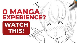 How to Draw your FIRST Manga with NO Experience  Total Beginner Manga Tutorial [upl. by Gillespie247]