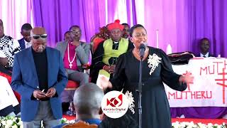 Sabina Chege kunyitwo ni ihoru akiumiriria Bishop JJ hindi ya mathiko ma mami wao [upl. by Folsom]