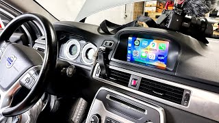 Volvo Carplay Installation for ALL older Volvos  XC70 V70 V60 S60 XC60 V40 S80 ✔ [upl. by Behlke702]