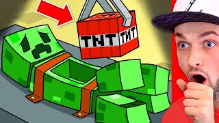 Story of Worlds FIRST Minecraft Creeper Cartoon Animation [upl. by Armillia]