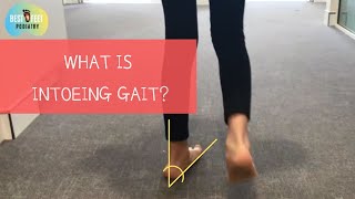 intoeing gait and orthotics therapy [upl. by Sleinad793]