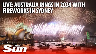 Australia celebrates New Years Eve with Sydney Harbour fireworks [upl. by Nyrek]