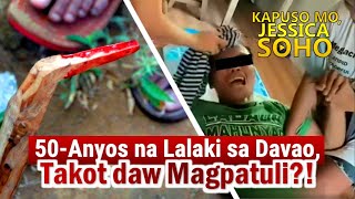 Kapuso Mo Jessica Soho June 02 2024  LALAKI SA DAVAO BAKIT TAKOT MAGPATULI  KMJS PARODY [upl. by Normy]