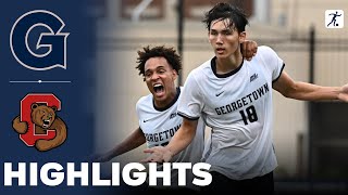 Georgetown vs Cornell  NCAA College Soccer  Highlights  September 06 2024 [upl. by Ilatan]