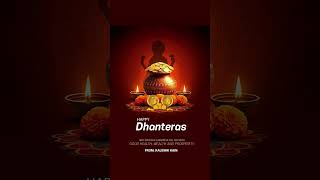 Happy Dhanteras Wishes Status  Dhanteras WhatsApp Status  धनतेरस स्टेटस  Dhanteras 2024 Status [upl. by Tjaden]