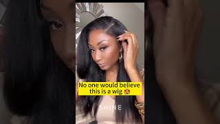 Hair 4C Edges Wig Kinky Straight Undetectable HD Lace Front Wigs With Realistic Hairline [upl. by Keane607]