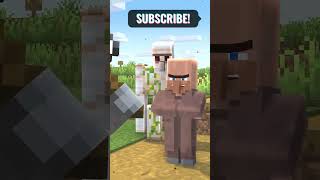 Minecraft Villager Vs Pillager Animation 🎮⚔️  Epic Battle in Minecraft [upl. by Nitsirc]