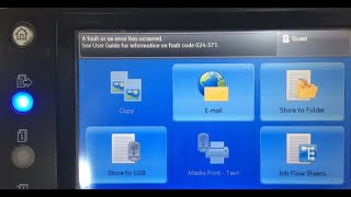 Xerox error code 024 371 mcu board issue [upl. by Junina876]