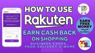 EARN MONEY from RAKUTEN [upl. by Edda]