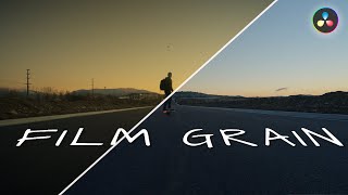 The EASIEST Way To Add FILM GRAIN To Your Footage  Davinci Resolve Tutorial [upl. by Feenah182]