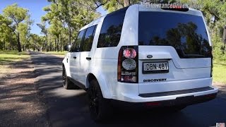 2016 Land Rover Discovery SDV6 0100kmh amp engine sound [upl. by Sivatnod]