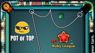 8 Ball Pool  Crazy Trickshot amp Pot or Top in RUBY LEAGUE  GamingWithK [upl. by Akierdna]