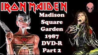 Iron Maiden  Heaven Can Wait  Number Of The Beast and more  Live in USA 1987 DVD R  Part 2 [upl. by Ahsatam]