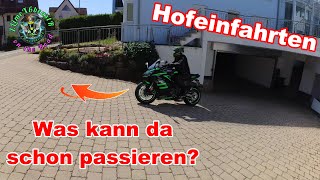 💡⁉️Knifflige Tiefgaragen und Hofeinfahrten Worauf ich mit dem Motorrad achten sollte👌 [upl. by Kimber939]