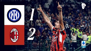 Pulisic amp a late Gabbia winner  Rossoneri win derby  Inter 12 AC Milan  Serie A Highlights [upl. by Notnilk]