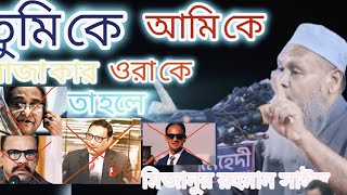 তুমি কে আমি কে রাজাকার রাজাকার মাওলানা মীজানুর রহমান সাঈদ [upl. by Filmore535]