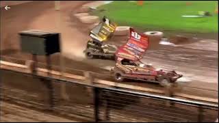 BriSCA F1 Stockcars  1 Tom Harris WallopStraightIn 217 Lee Fairhurst  Odsal Stadium Bradford [upl. by Idnic594]