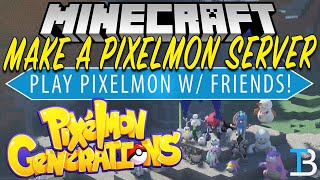 How To Make A Pixelmon Server in Minecraft [upl. by Eilssel]