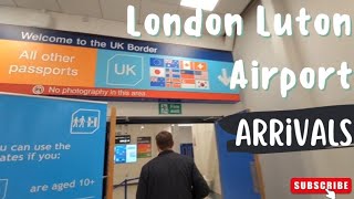 London Luton Airport Arrivals Airside amp Landside  March 2024 [upl. by Balcke]