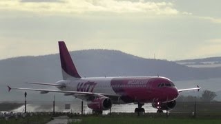 Wizz Air  landing Brno airport LKTB [upl. by Ruhtua]