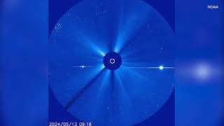 Sun coronal mass ejections leading up to last weeks solar storm [upl. by Gyatt]