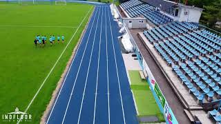 Conipur SP de la Conica  Pardoseală turnată pentru pista de atletism a stadionului din Lugoj [upl. by Duwe300]