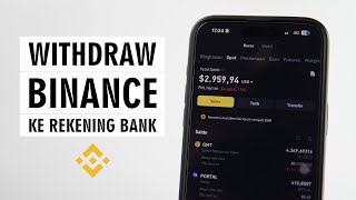 Cara Withdraw Saldo Binance Ke Rekening Bank [upl. by Eyllek]