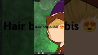 Ibis hair brush code ibispaintxediting ibispintx [upl. by Ateuqirne]