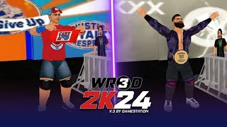 WR3D 2K24 V3 BY GAMESTATION  NEW MOVES VIDEOTRONS UPDATED NAMEPLATES ARENAS amp MORE [upl. by Sirronal]