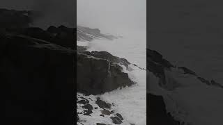 Ogunquit Maine Huge Storm 20 foot Waves [upl. by Anisamot]