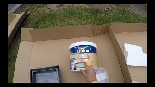 Dulux Weathershield Ultimate protection Concrete grey  Review and REWORK Custom mixed at home [upl. by Elatnahc81]