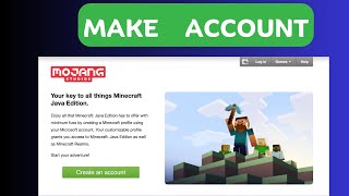 How to Create Mojang account [upl. by Collyer407]