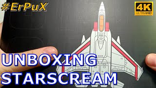 UNBOXING  STARSCREAM  Deformation Space DS01 CRIMSON WINGS  Transformers Masterpiece [upl. by Mariellen233]