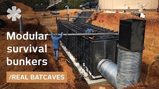 Texan makers underground survival bunkers are real batcaves [upl. by Allimaj272]