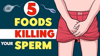 Top 10 Foods to Increase Sperm Count fix infertility [upl. by Hutchings]