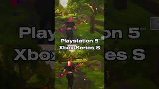 Xbox Series S VS Playstation 5  Fortnite Graphics fortnite xboxseriess gaming ps5 benchmark [upl. by Worth533]