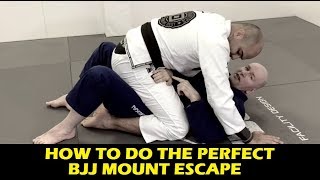 How To Do The Perfect BJJ Mount Escape by John Danaher [upl. by Nnylharas]