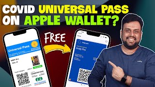 How to Add COVID Universal Pass to Apple Wallet on iPhone India [upl. by Assirral181]