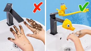 How do I wash my hands 🧼  Cleaning hack Kids Can La La Learn [upl. by Jonis522]