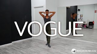 VOGUE BAILE TUTORIAL en Español  PASOS de Vogue DANCE ✅ [upl. by Winfrid108]