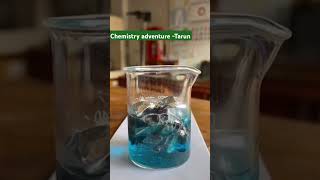 Easy science experiment displacement reaction chemistry science experiment trending [upl. by Melentha347]