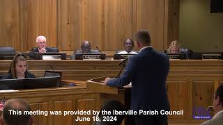 Iberville Parish Council Meeting [upl. by Boiney]