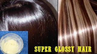 Get super Silky Glossy amp Soft Hair in 1 day  DIY Hair Mask  Deep Conditioner [upl. by Sansbury]