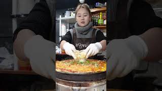 Chinese Traditional Crepe Jian Bing  Korean Street Food streetfood foodie [upl. by Ress]