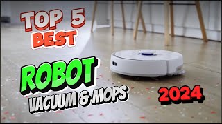 🤖 Top 5 Best Ultimate Robot Vacuum and Mop 2024 [upl. by Elleinod118]