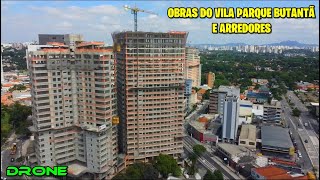 Drone no Butantã Obras do Vila Parque Butantã e outras nos arredores  São Paulo [upl. by Giulietta]