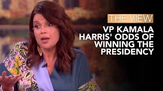 Vice Pres Kamala Harris Odds of Winning the Presidency  The View [upl. by Ibrad710]