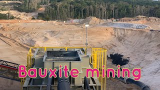 Bauxite mining  Bauxite ore  2021 in Guyana 🇬🇾 [upl. by Onia593]