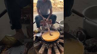 ⚡⚡ Ghevar Sweet Making Process⚡⚡ shorts telugufoodie esangathulu streetfood foodie omelette [upl. by Arriek]